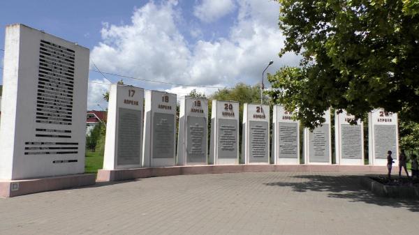 «Каменный календарь апрельских боев» – 9 стел в память о самых жестоких боях