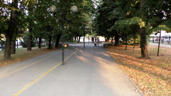 Парковая аллея в Новороссийске