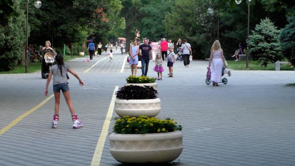 Парковая магистраль на Советов в Новороссийске