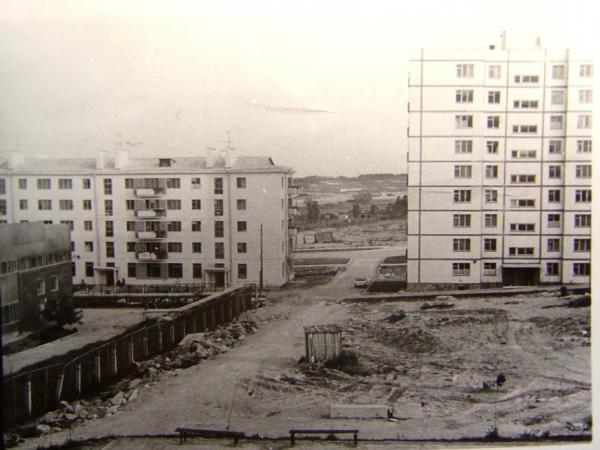 7-микрорайон. 1980-е.  Старая ул. Героев-Десантников. Новороссийск
