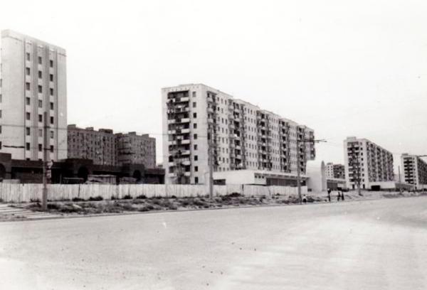 7-й микрорайон. Новороссийск. 1982 год. Старый проспект Дзержинского. ЗАГС.