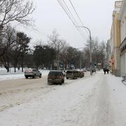 Улица Советов. Зима 2014 год. Новороссийск