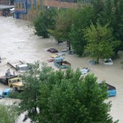Новороссийск. Наводнение. Потоп возле Новошипа. Август 2002 год