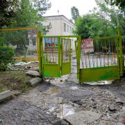 Новороссийск. Последствия наводнения 6 июля 2012 года. Детский садик