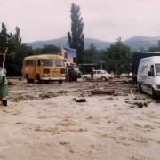 Новороссийск. Наводнение август 2002 года. Улица Луначарского