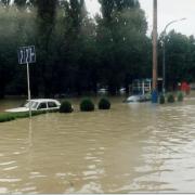 Новороссийск. Наводнение август 2002 года. Анапское шоссе, возле Бригантины