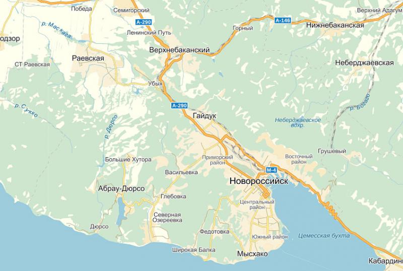Карта магазинов новороссийска