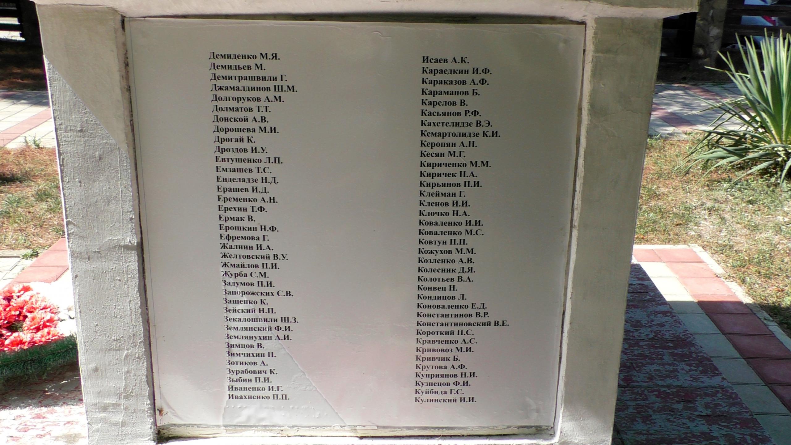 Список погибших ставропольский край