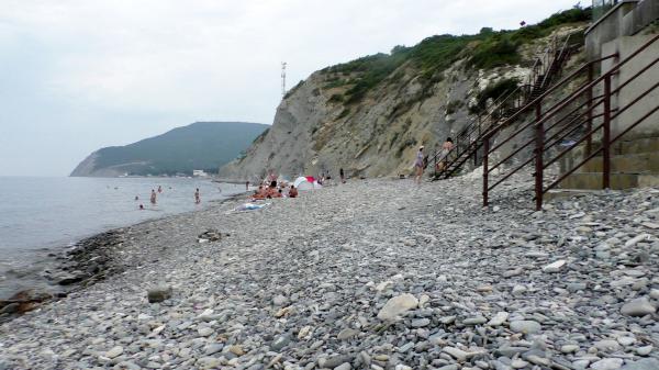Пляже у садового товарищества «Геолог» в Южной Озереевке под Новороссийском