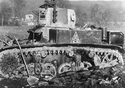 Подбитый танк М3л из состава 563-го отб. Южная